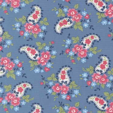 Cat Named Stitch by MODA - Blue Sweet